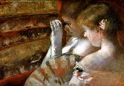 Mary Cassatt A Corner of the Loge oil painting
